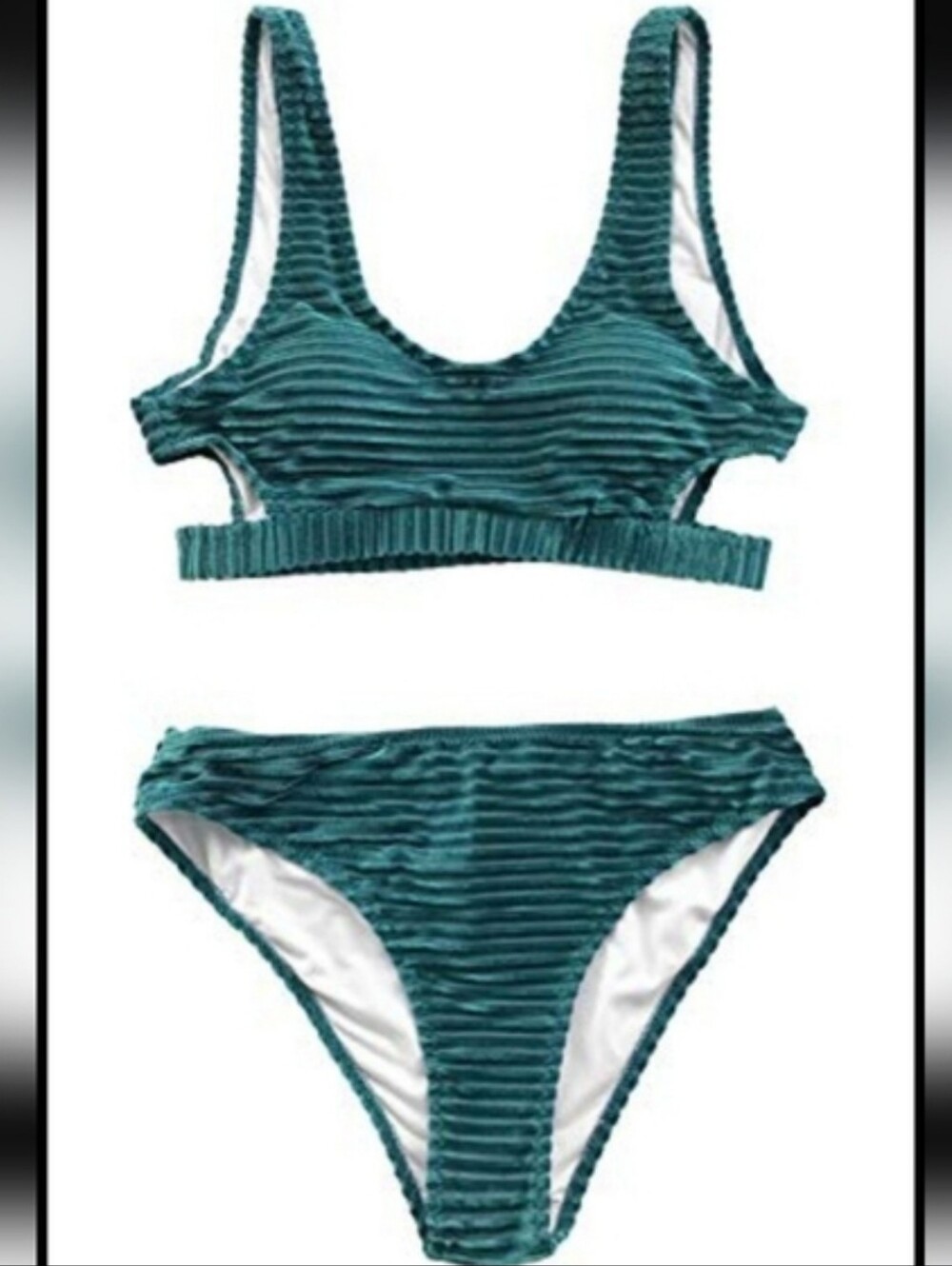 Medium NWT Ribbed Bikini - Picture 4 of 4
